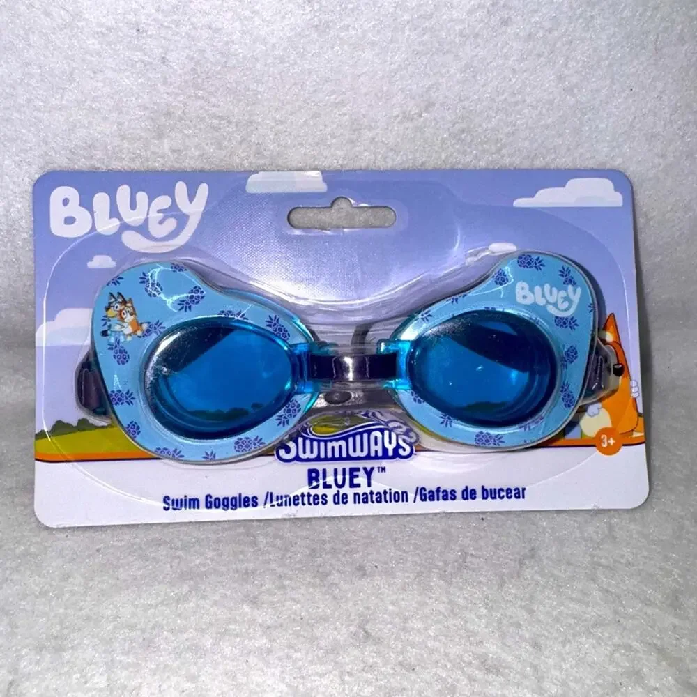 New Sealed Bluey Swimways Child’s Swim Goggles Swimming ages 3+